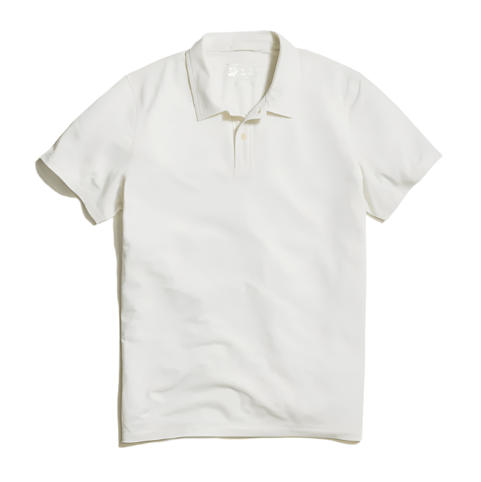 Marine Layer Polos S / White Marine Layer - Men's Air Polo