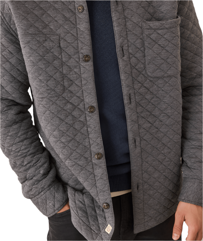 Marine Layer Sweatshirts Marine Layer - Men's Corbet Quilted Overshirt