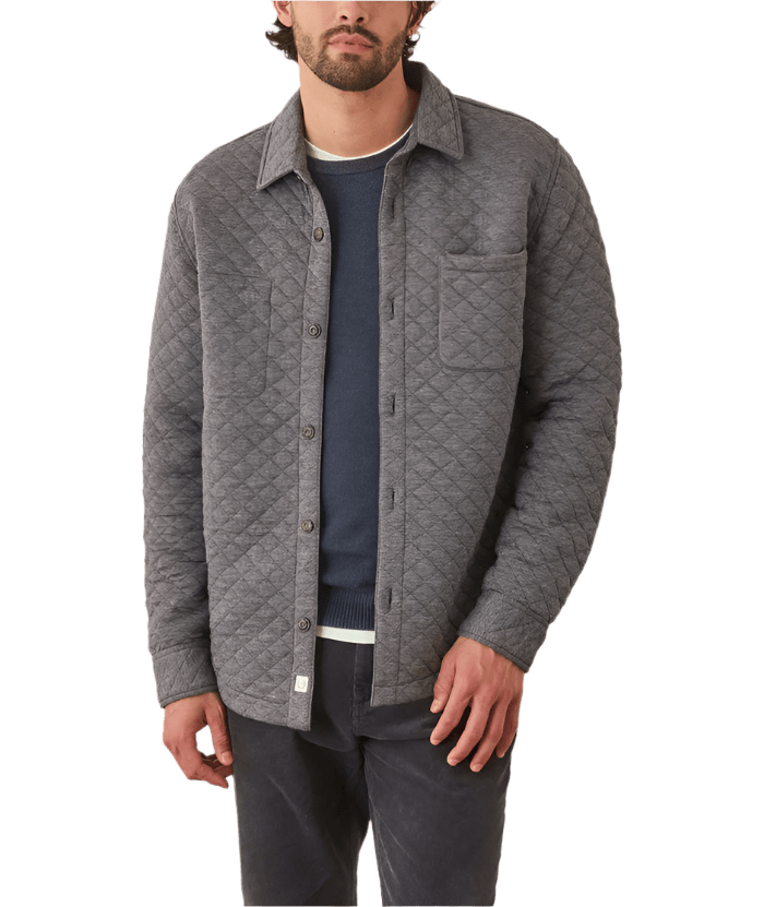 Marine Layer Sweatshirts Marine Layer - Men's Corbet Quilted Overshirt