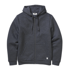 Marine Layer Sweatshirts S / Black Heather Marine Layer - Corbet Quilted Full-Zip Hoodie