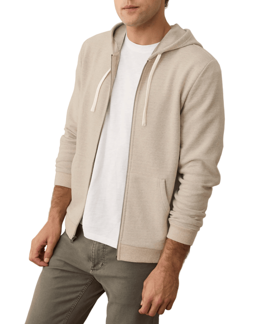 Marine Layer Sweatshirts S / Whitecap Marine Layer - Men's Cloud 9 Full-Zip Hoodie