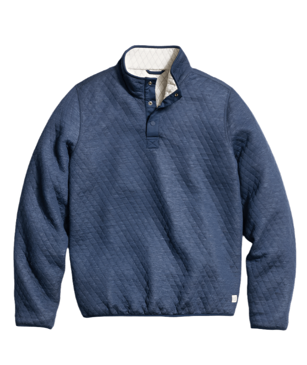 Marine Layer Sweatshirts XS / Navy/Oat Marine Layer - Men's Reversible Corbet Pullover