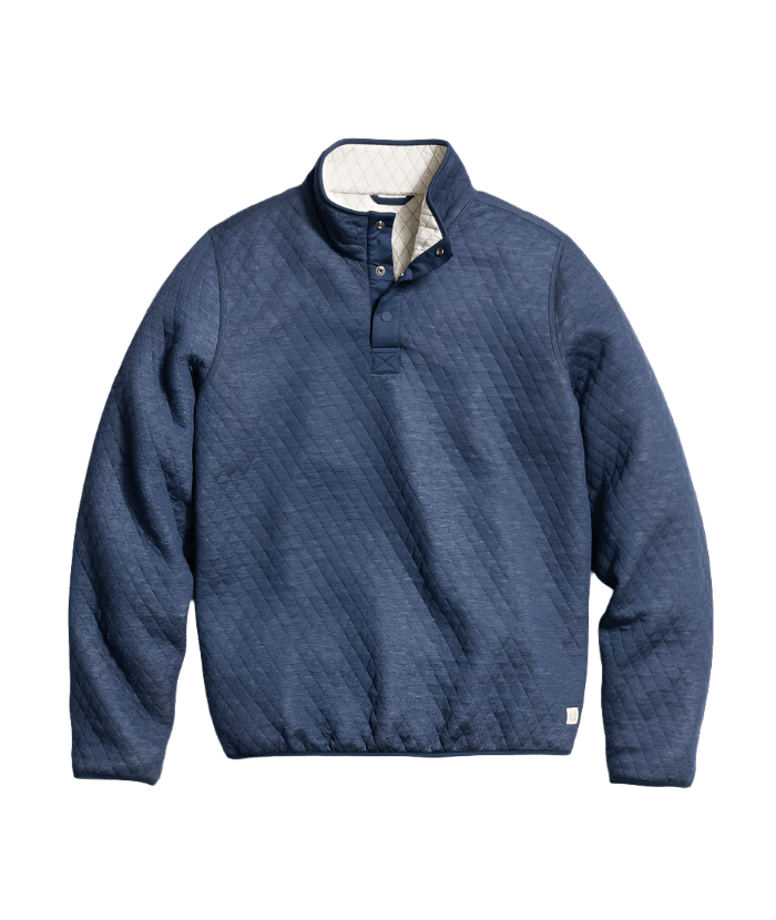 Marine Layer Sweatshirts XS / Navy/Oat Marine Layer - Women's Reversible Corbet Pullover