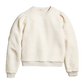 Marine Layer Sweatshirts XS / Oat Heather Marine Layer - Women's Corbet Quilted Puff Sleeve Crewneck