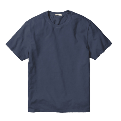 Marine Layer T-Shirts Mood Indigo / XS Marine Layer - Men's Cloud 9 Sueded Jersey Tee