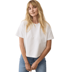 Marine Layer T-Shirts XS / Bright White Marine Layer - Women's Cloud 9 Jersey Tee