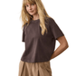 Marine Layer T-Shirts XS / Coffee Marine Layer - Women's Cloud 9 Jersey Tee