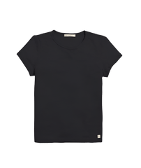 Marine Layer T-shirts XS / Faded Black Marine Layer - Women's Re-Spun Signature Crew