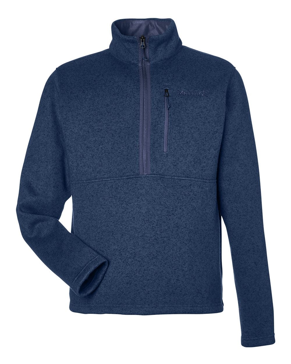 Marmot Fleece S / Arctic Navy Heather Marmot - Men's Drop Line Half-Zip Fleece Jacket