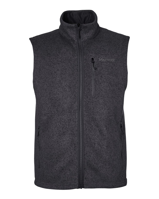 Marmot Fleece S / Black Heather Marmot - Men's Drop Line Fleece Vest