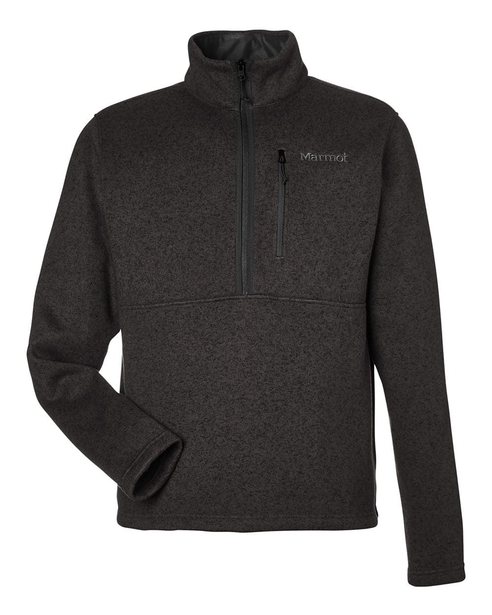 Marmot Fleece S / Black Heather Marmot - Men's Drop Line Half-Zip Fleece Jacket