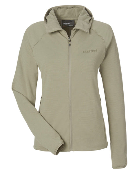 Marmot Fleece XS / Vetiver Marmot - Women's Leconte Full Zip Hooded Jacket