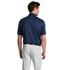 Peter Millar - Men's Solid Performance Polo w/ Self Collar - Navy