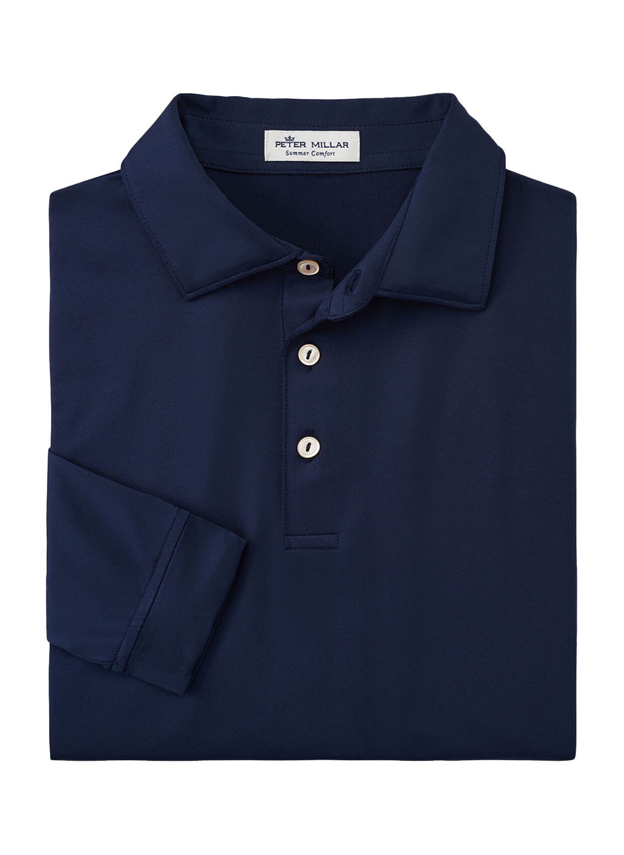 3-Day Swift Ship: Peter Millar - Men's Performance Long-Sleeve Jersey Polo