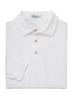 Peter Millar - Men's Performance Long-Sleeve Jersey Polo - White