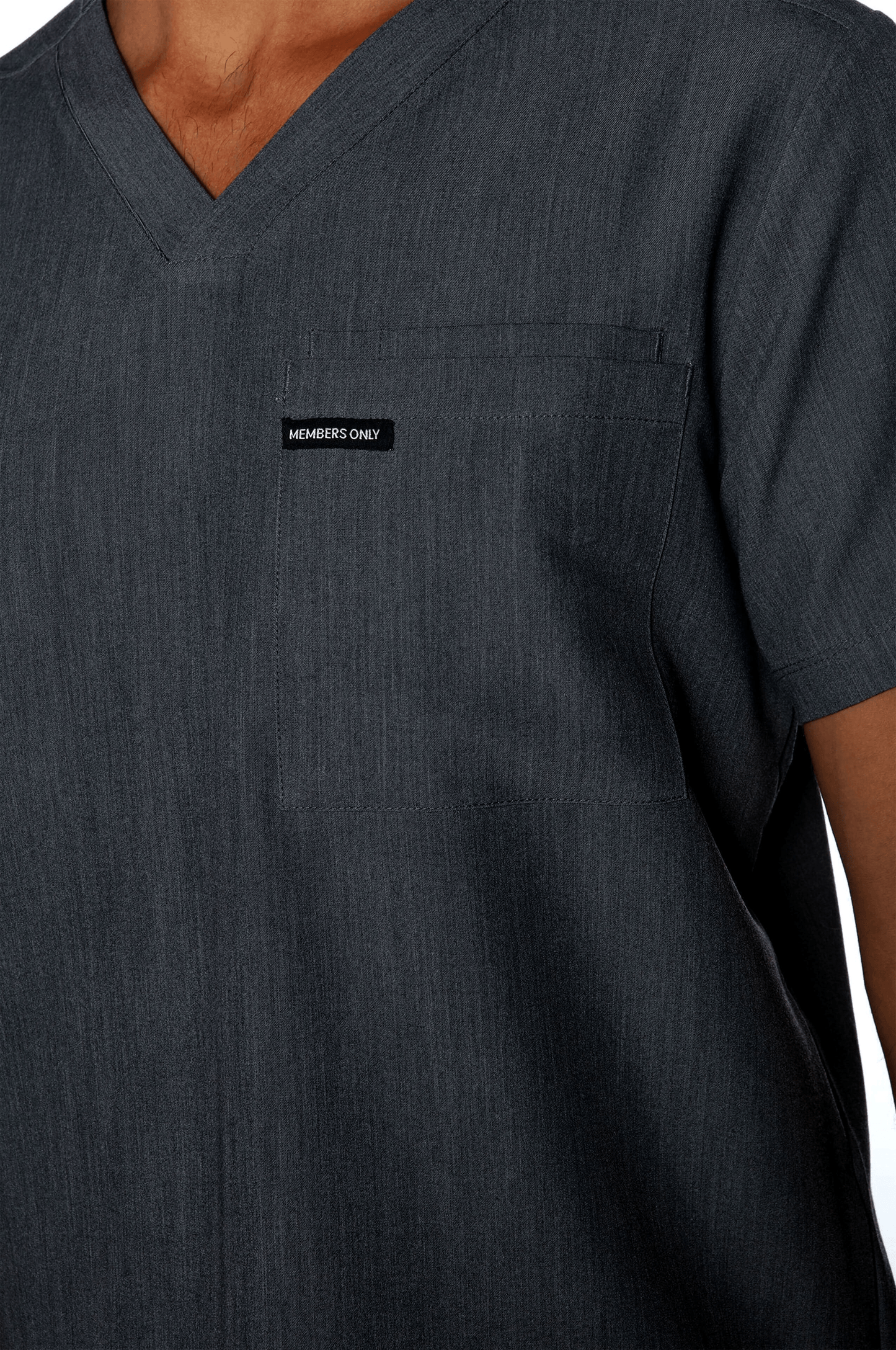 Members Only Scrubs Members Only - Men's Brighton 3-Pocket Scrub Top