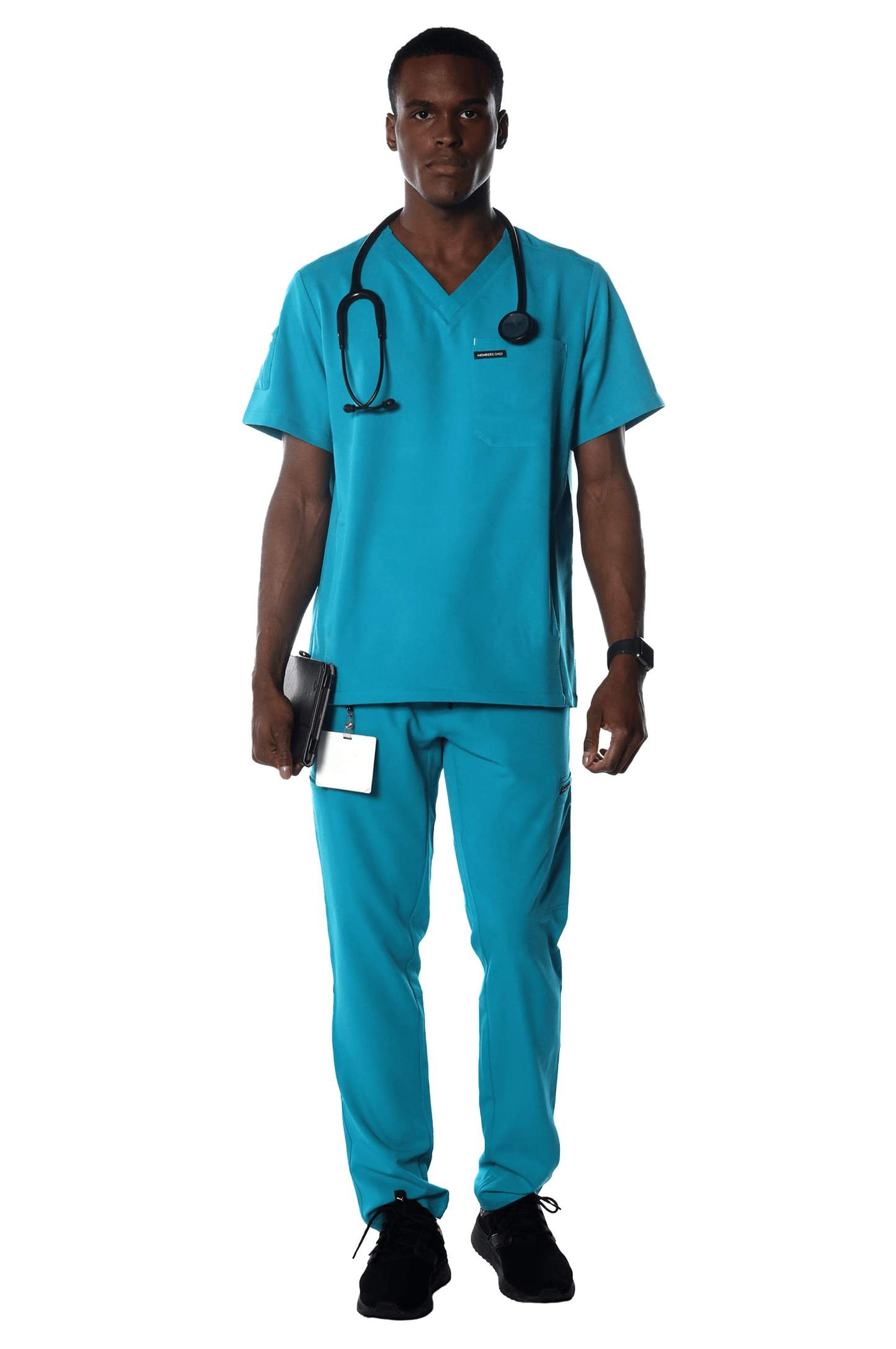 Members Only Scrubs Members Only - Men's Manchester 3-Pocket Scrub Top