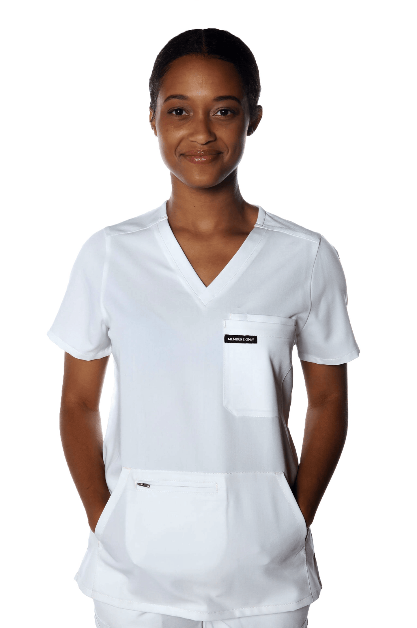 Members Only Scrubs Members Only - Women's Cordoba 5-Pocket Scrub Top