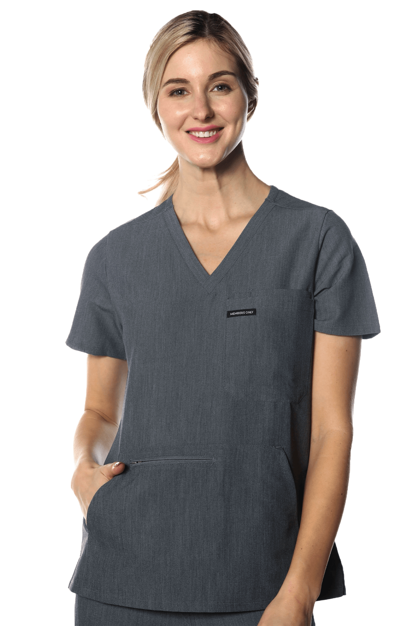 Members Only Scrubs Members Only - Women's Cordoba 5-Pocket Scrub Top