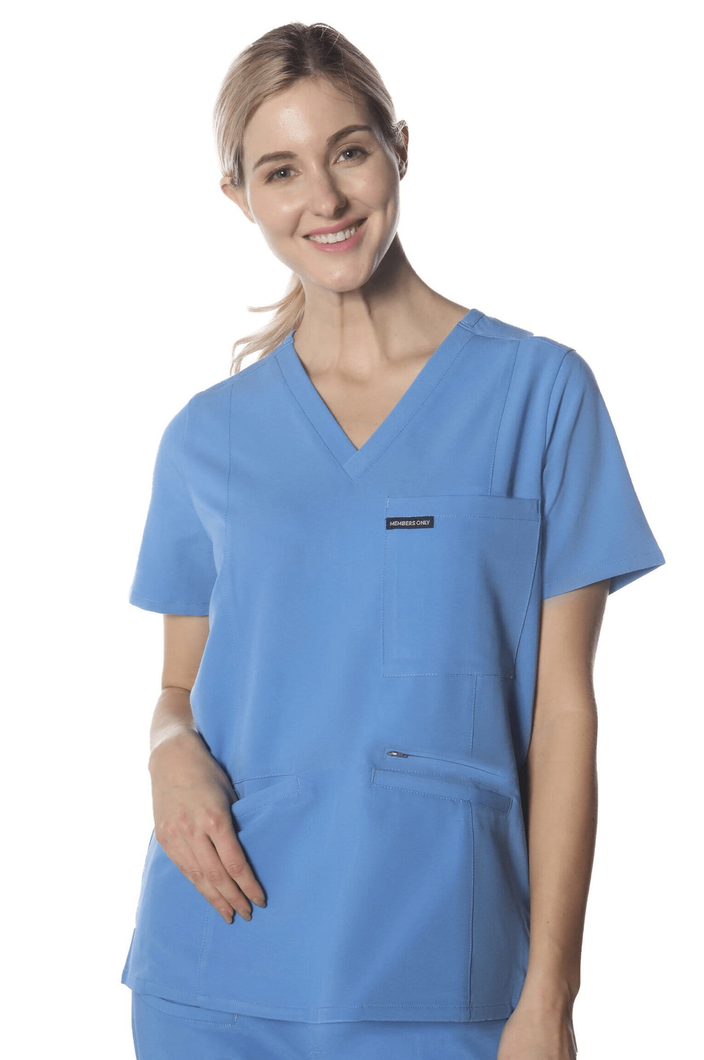 Members Only Scrubs Members Only - Women's Palermo 4-Pocket Scrub Top
