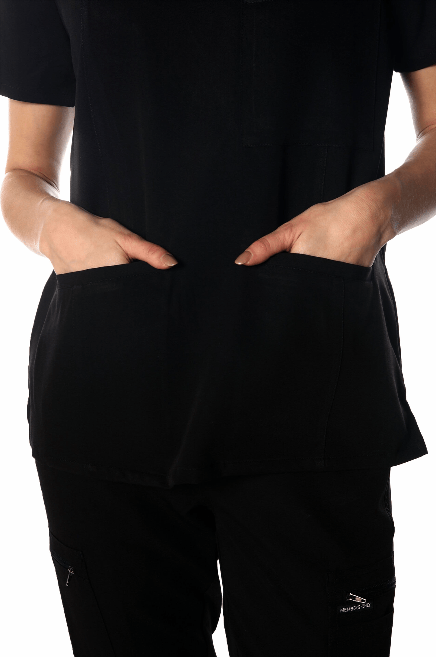 Members Only Scrubs Members Only - Women's Siena 5-Pocket Scrub Top