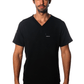 Members Only Scrubs S / Black Members Only - Men's Manchester 3-Pocket Scrub Top