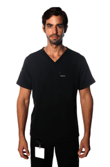 Members Only Scrubs S / Black Members Only - Men's Manchester 3-Pocket Scrub Top