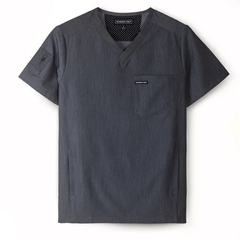 Members Only Scrubs S / Graphite Members Only - Men's Manchester 3-Pocket Scrub Top