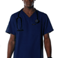Members Only Scrubs S / Navy Members Only - Men's Manchester 3-Pocket Scrub Top