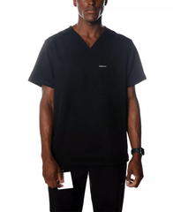 Members Only Scrubs XS / Black Members Only - Men's Brighton 3-Pocket Scrub Top