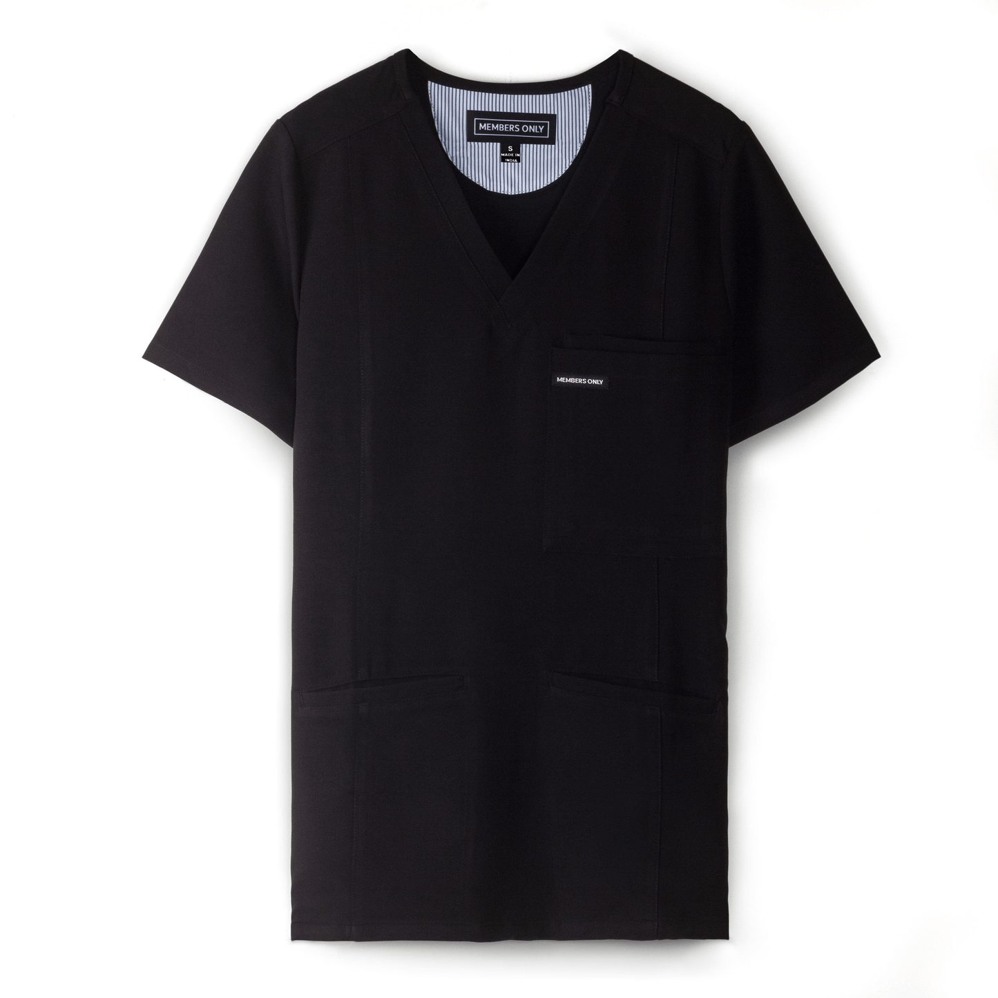 Members Only Scrubs XS / Black Members Only - Women's Siena 5-Pocket Scrub Top