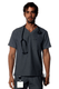 Members Only Scrubs XS / Graphite Members Only - Men's Brighton 3-Pocket Scrub Top