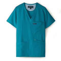 Members Only Scrubs XS / Teal Members Only - Women's Palermo 4-Pocket Scrub Top