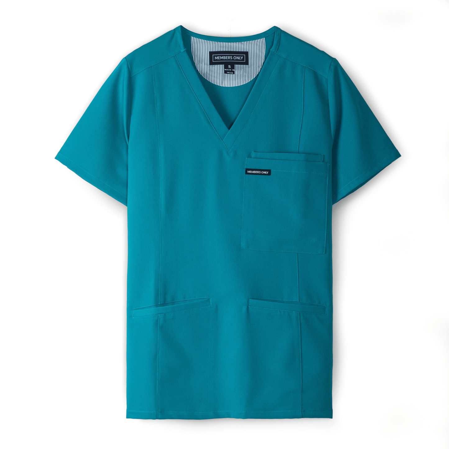 Members Only Scrubs XS / Teal Members Only - Women's Siena 5-Pocket Scrub Top