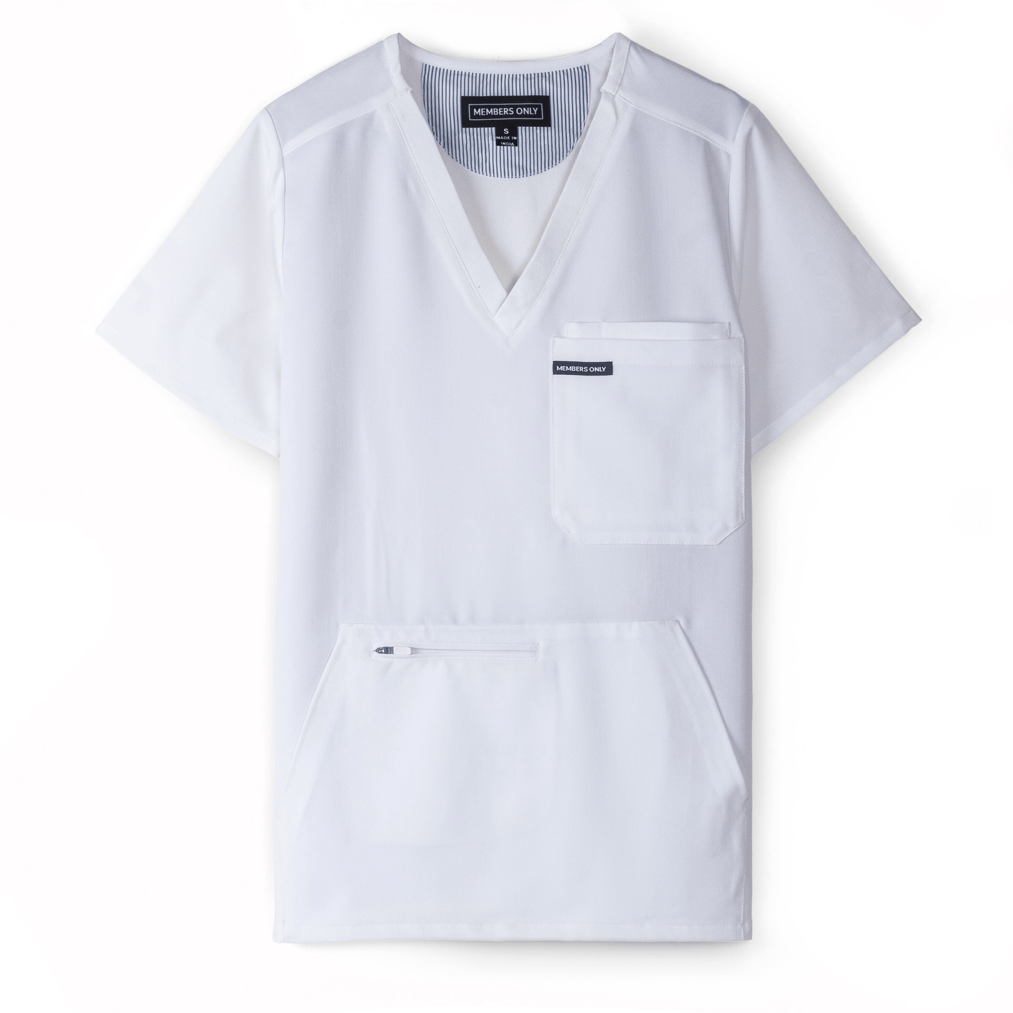 Members Only Scrubs XS / White Members Only - Women's Cordoba 5-Pocket Scrub Top