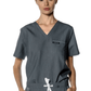 Members Only Scrubs XXS / Graphite Members Only - Women's Bari 1-Pocket Scrub Top