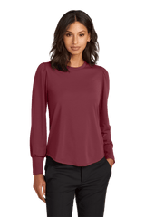 Mercer+Mettle Knit Top Mercer+Mettle - Women's Stretch Jersey Long Sleeve Blouson Top