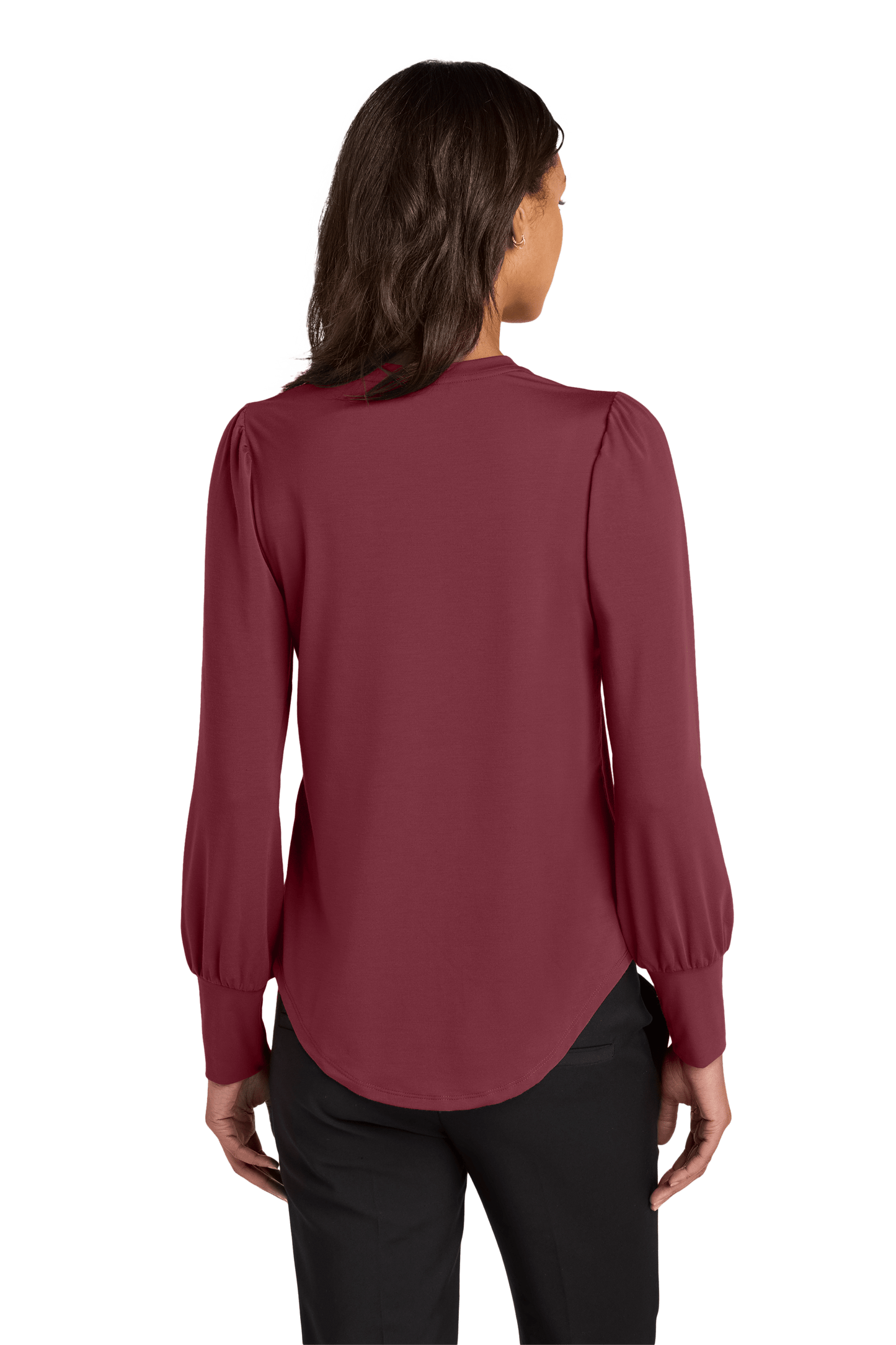 Mercer+Mettle Knit Top Mercer+Mettle - Women's Stretch Jersey Long Sleeve Blouson Top
