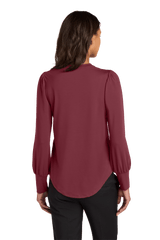 Mercer+Mettle Knit Top Mercer+Mettle - Women's Stretch Jersey Long Sleeve Blouson Top