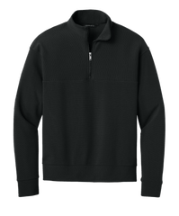 Mercer+Mettle Layering XS / Deep Black Mercer+Mettle - Men's Linear Texture 1/4-Zip