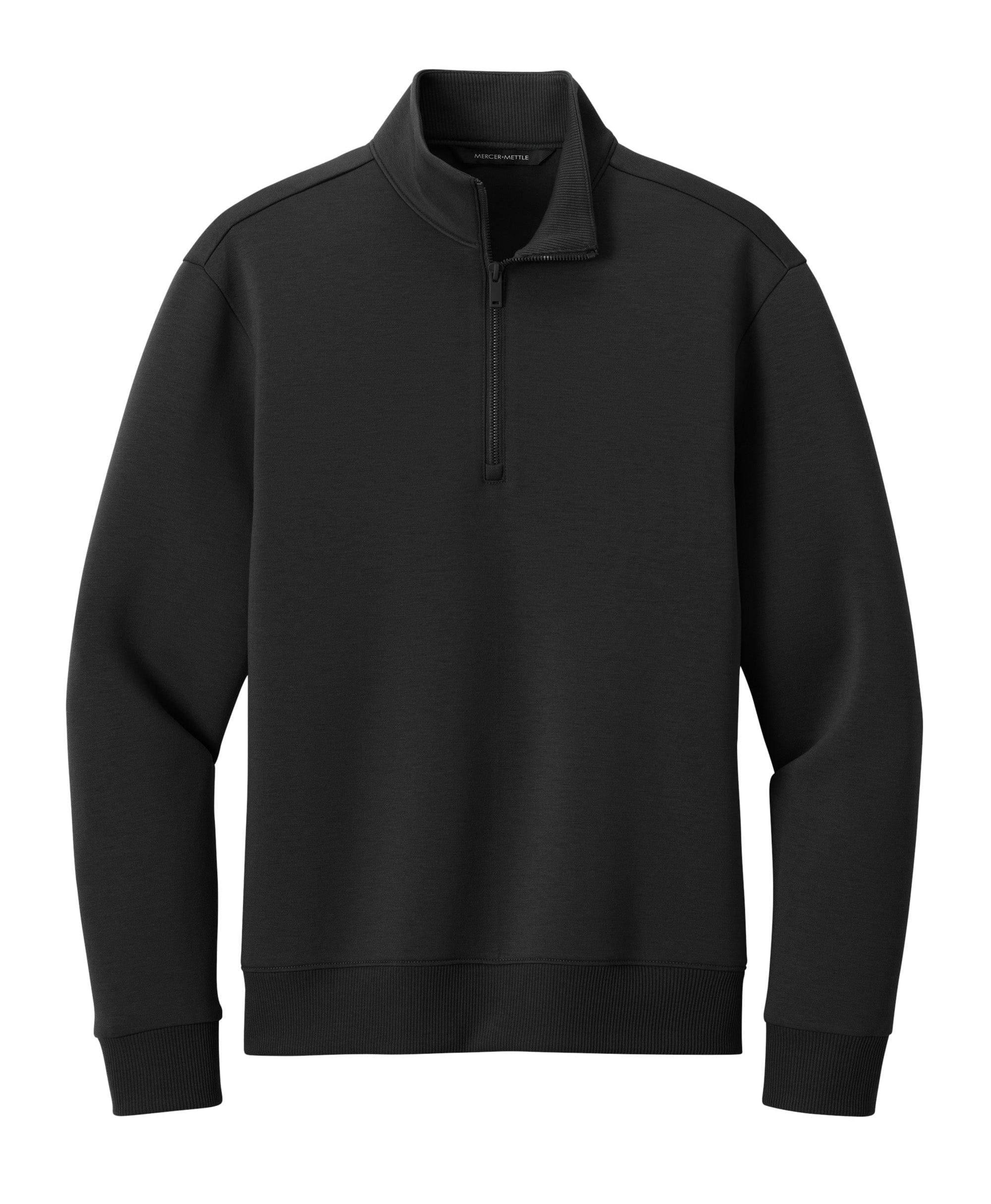 Mercer+Mettle Layering XS / Deep Black Mercer+Mettle - Men's Soft Spacer 1/4-Zip