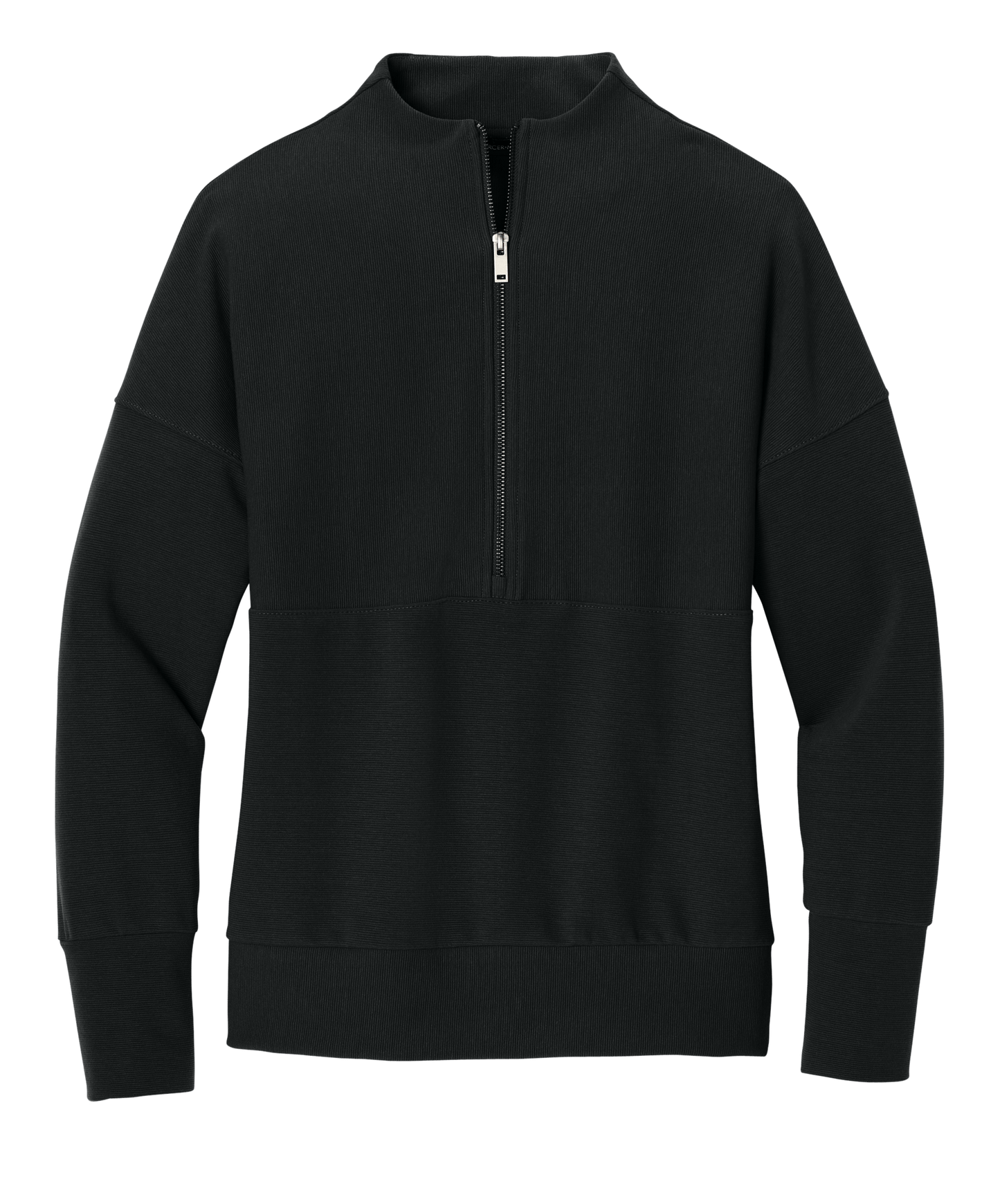Mercer+Mettle Layering XS / Deep Black Mercer+Mettle - Women's Linear Texture 1/4-Zip