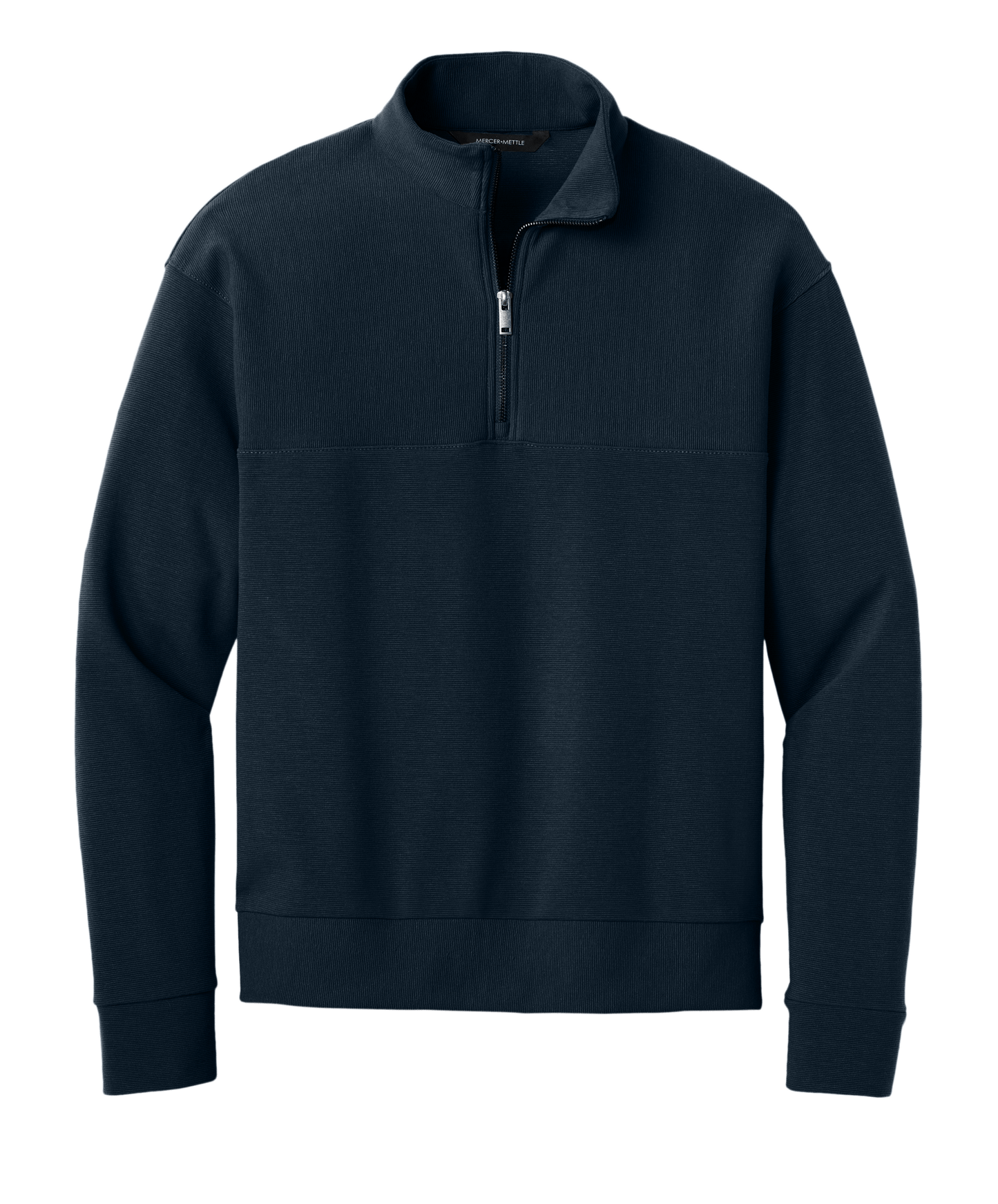 Mercer+Mettle Layering XS / Night Navy Mercer+Mettle - Men's Linear Texture 1/4-Zip