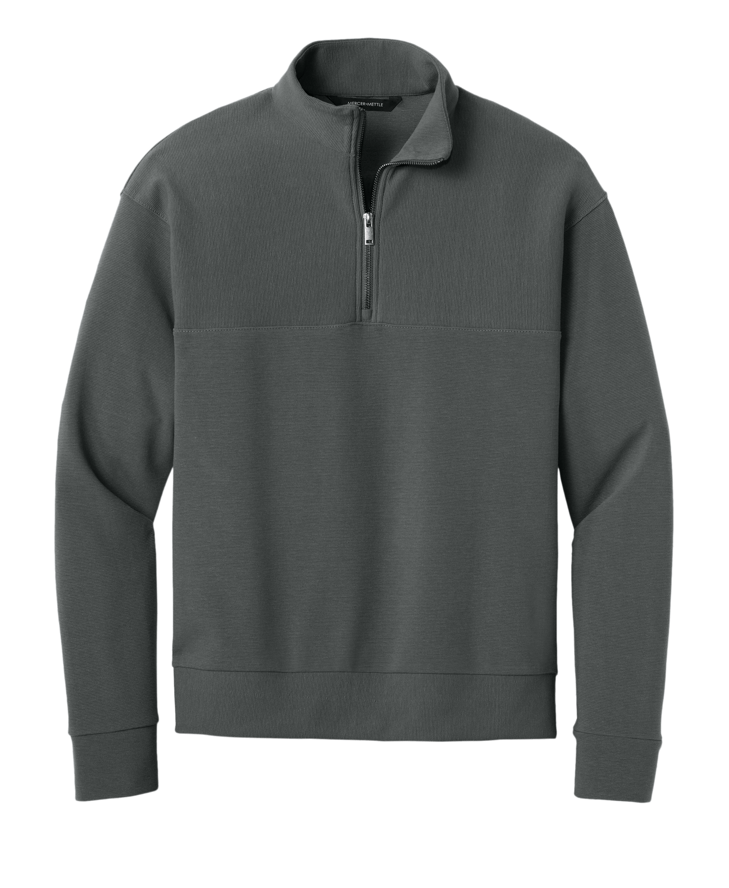 Mercer+Mettle Layering XS / Storm Grey Mercer+Mettle - Men's Linear Texture 1/4-Zip