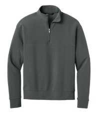 Mercer+Mettle Layering XS / Storm Grey Mercer+Mettle - Men's Linear Texture 1/4-Zip