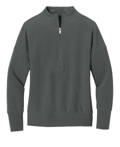 Mercer+Mettle Layering XS / Storm Grey Mercer+Mettle - Women's Linear Texture 1/4-Zip