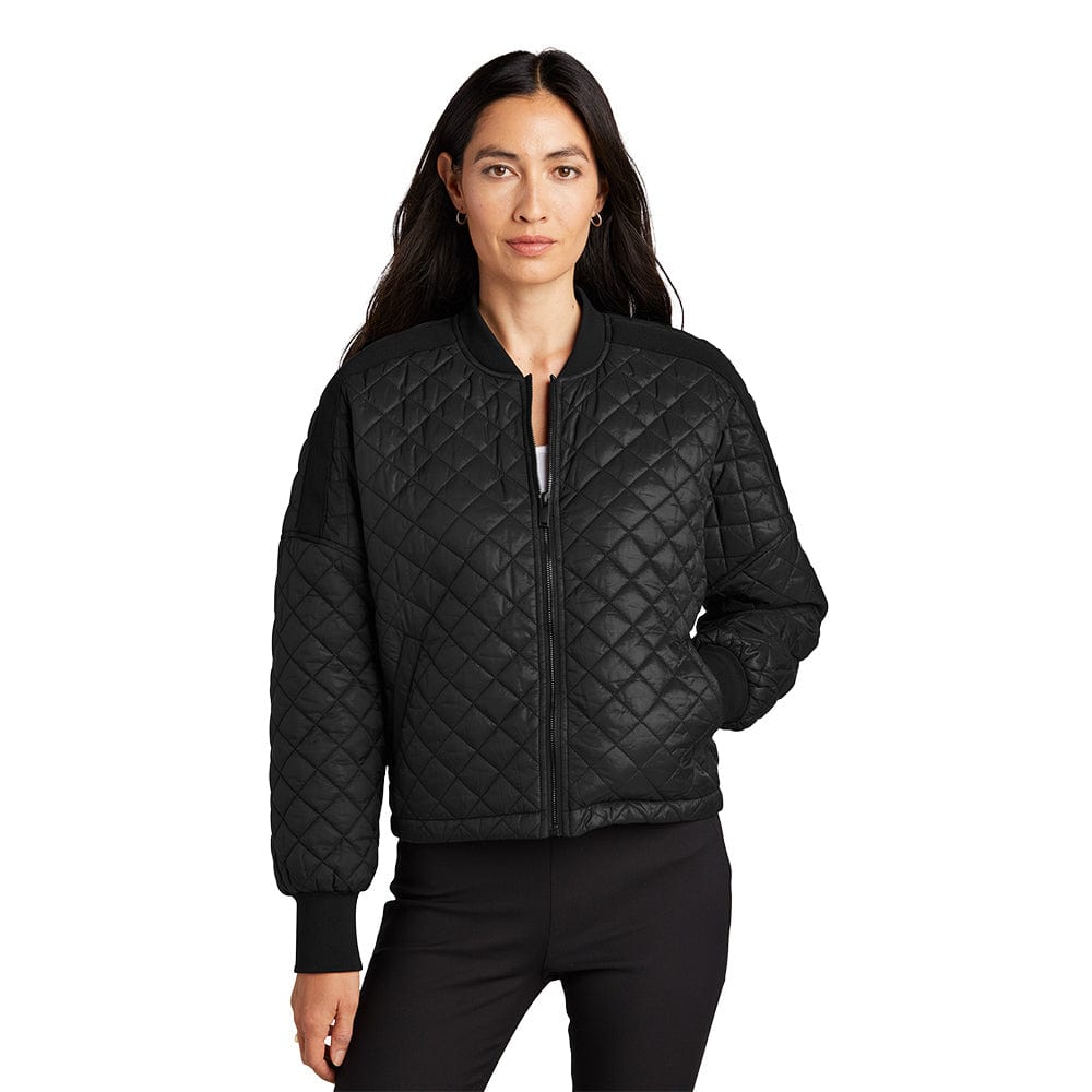 PURE SQUARE(pure2) NYLON BOXY JACKET 〈1〉 Mercer+Mettle - Women's Boxy Quilted Full-Zip Jacket