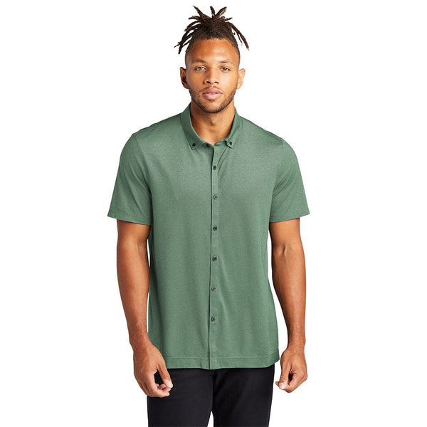 Mercer+Mettle Polos Mercer+Mettle - Men's Stretch Pique Full-Button Polo