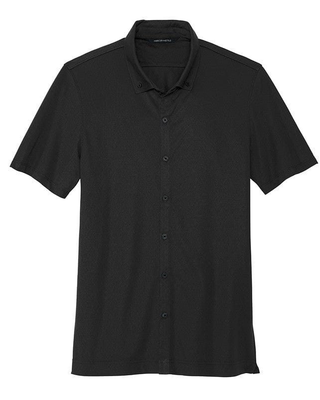 Mercer+Mettle Polos Mercer+Mettle - Men's Stretch Pique Full-Button Polo