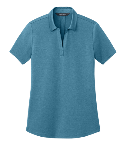 Mercer+Mettle Polos XS / Harbor Blue Heather Mercer+Mettle - Women's Recharge Jersey Polo